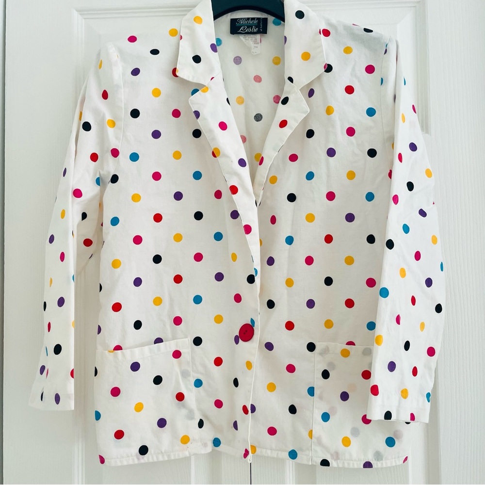 Rainbow 🌈 Dot Blazer